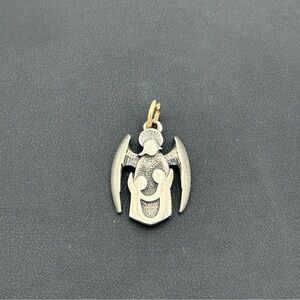 Retired James Avery Two-Tone Guardian Angel Pendant